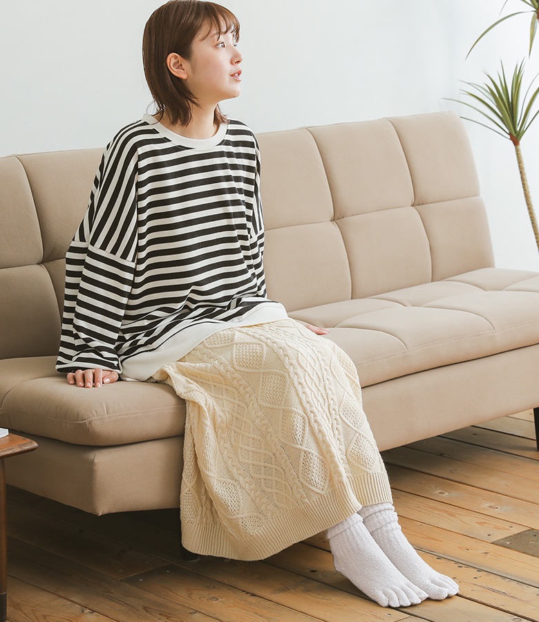 靴下 ソックス ルームソックス 5本指 5本指靴下 冷えとり靴下 冷え対策 冷えとり 保湿 放湿 保温 シルク糸＃「メール便可」「5」 | osharewalker | 05