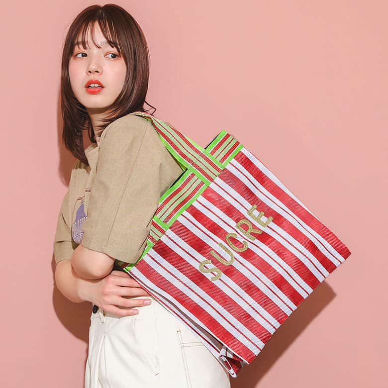 osharewalker トートバッグ ビニールトート バッグ トート