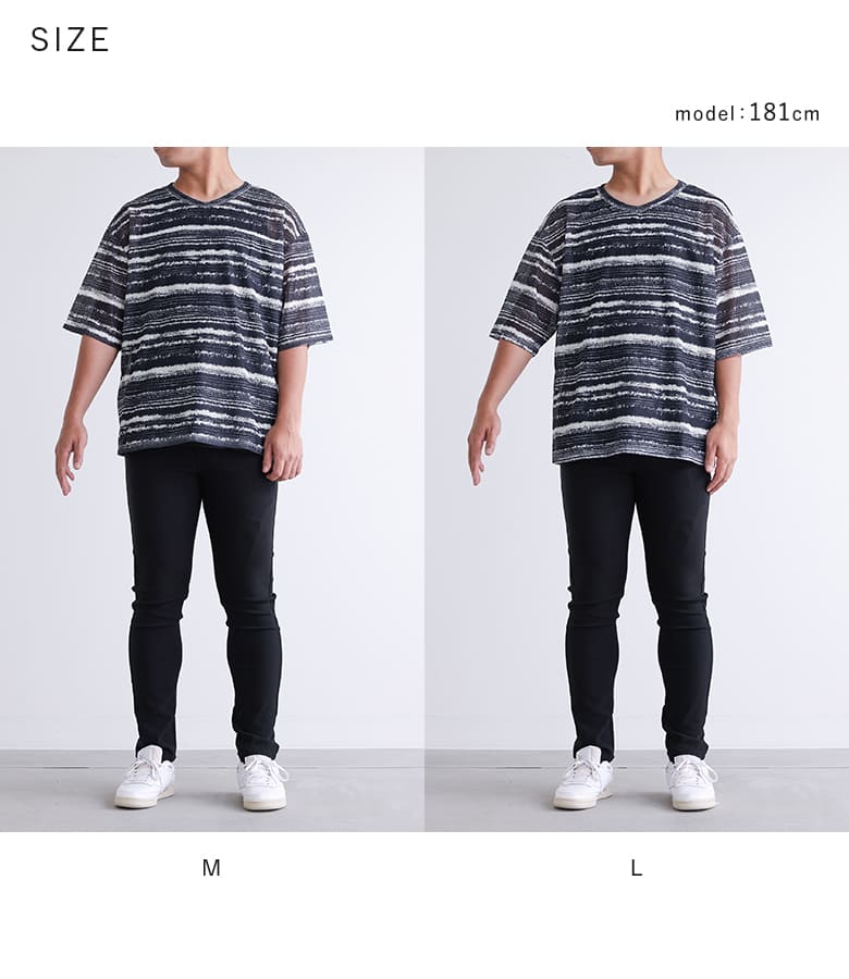 osharewalker（オシャレウォーカー） Tシャツ 半袖 メンズ 春 夏 黒 