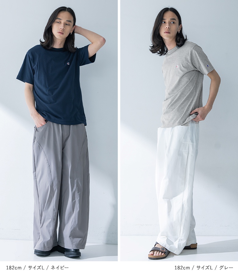 Tシャツ メンズ 夏 春 トップス カットソー 半袖 ロゴ 刺繍 ワンポイント 綿100％ クルーネック インナー チャンピオン Champion「メール便可」「10」 | osharewalker | 06