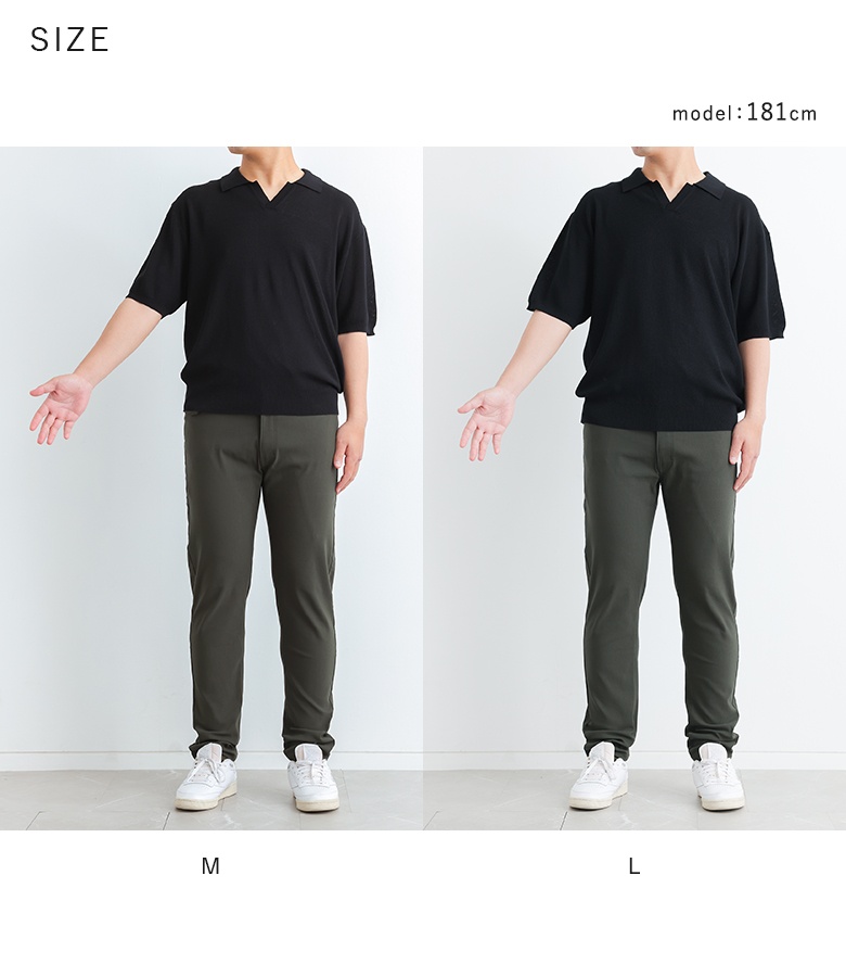 osharewalker（オシャレウォーカー） ニットポロ 半袖 メンズ 夏 春