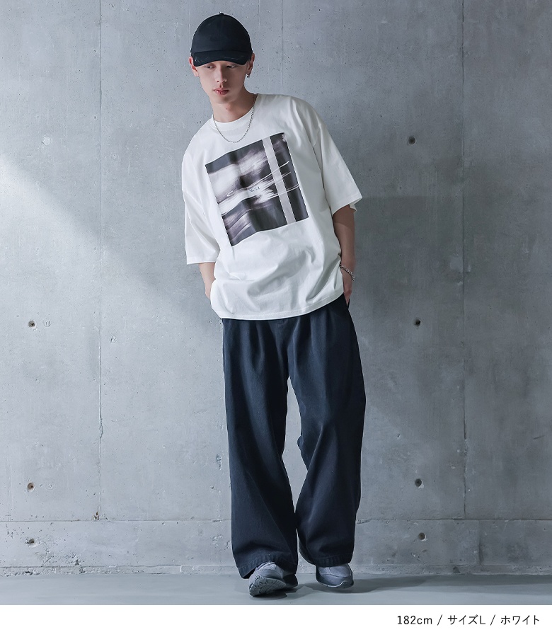 Tシャツ トップス メンズ 春 夏 カットソー...の詳細画像3