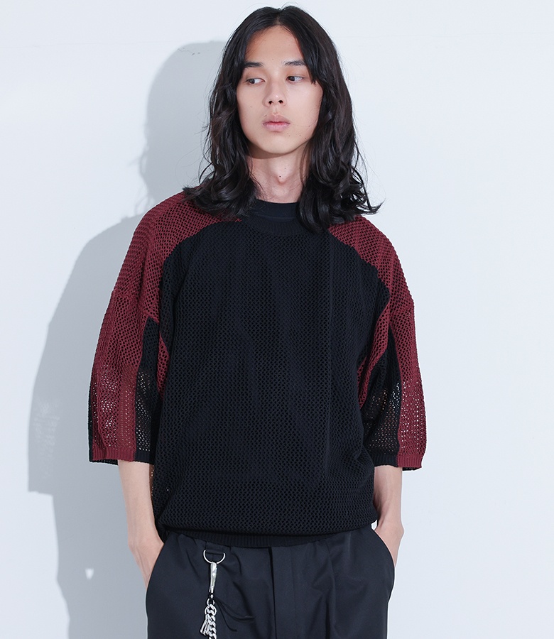 osharewalker（オシャレウォーカー） ニット 半袖 メンズ トップス