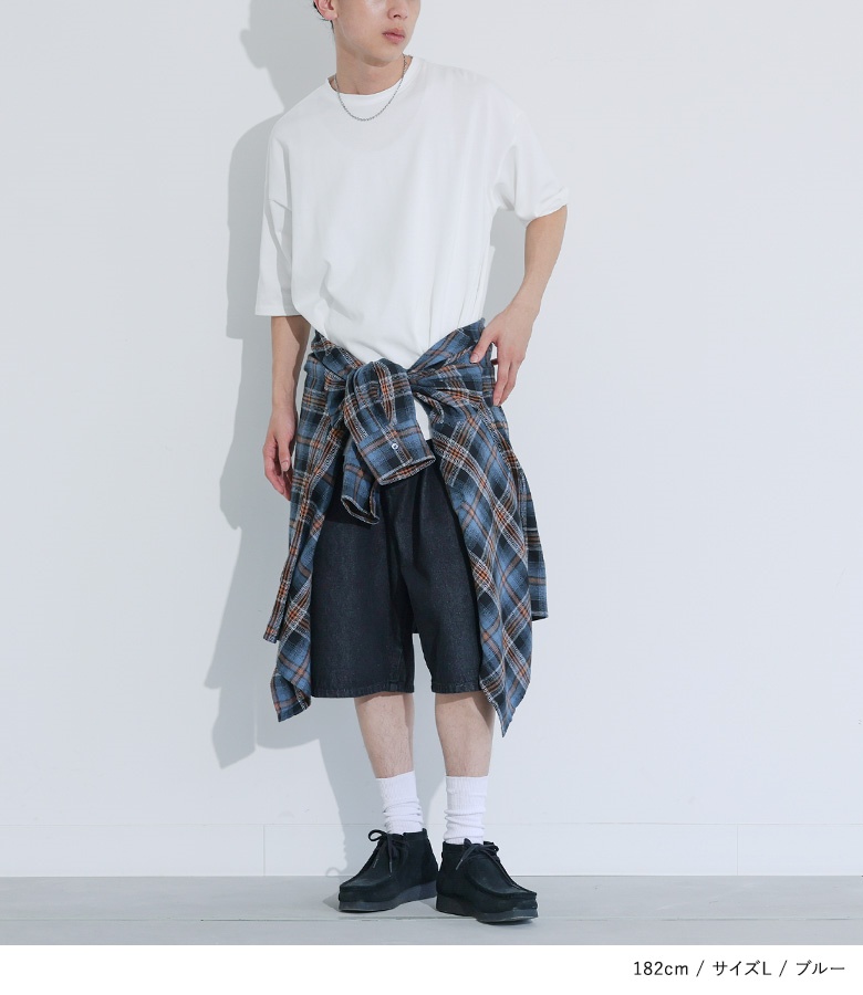 osharewalker ネルシャツ メンズ トップス カジュアルシャツ