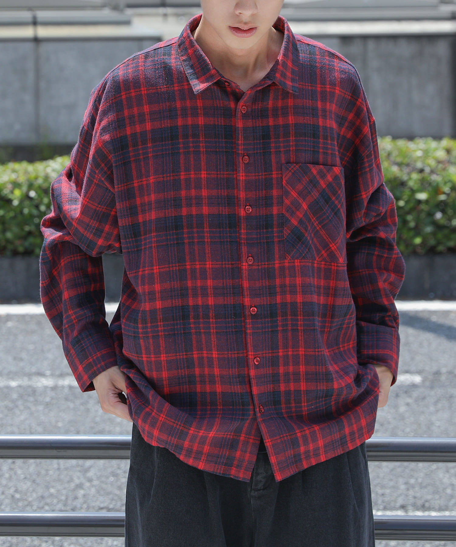 osharewalker（オシャレウォーカー） ネルシャツ メンズ トップス