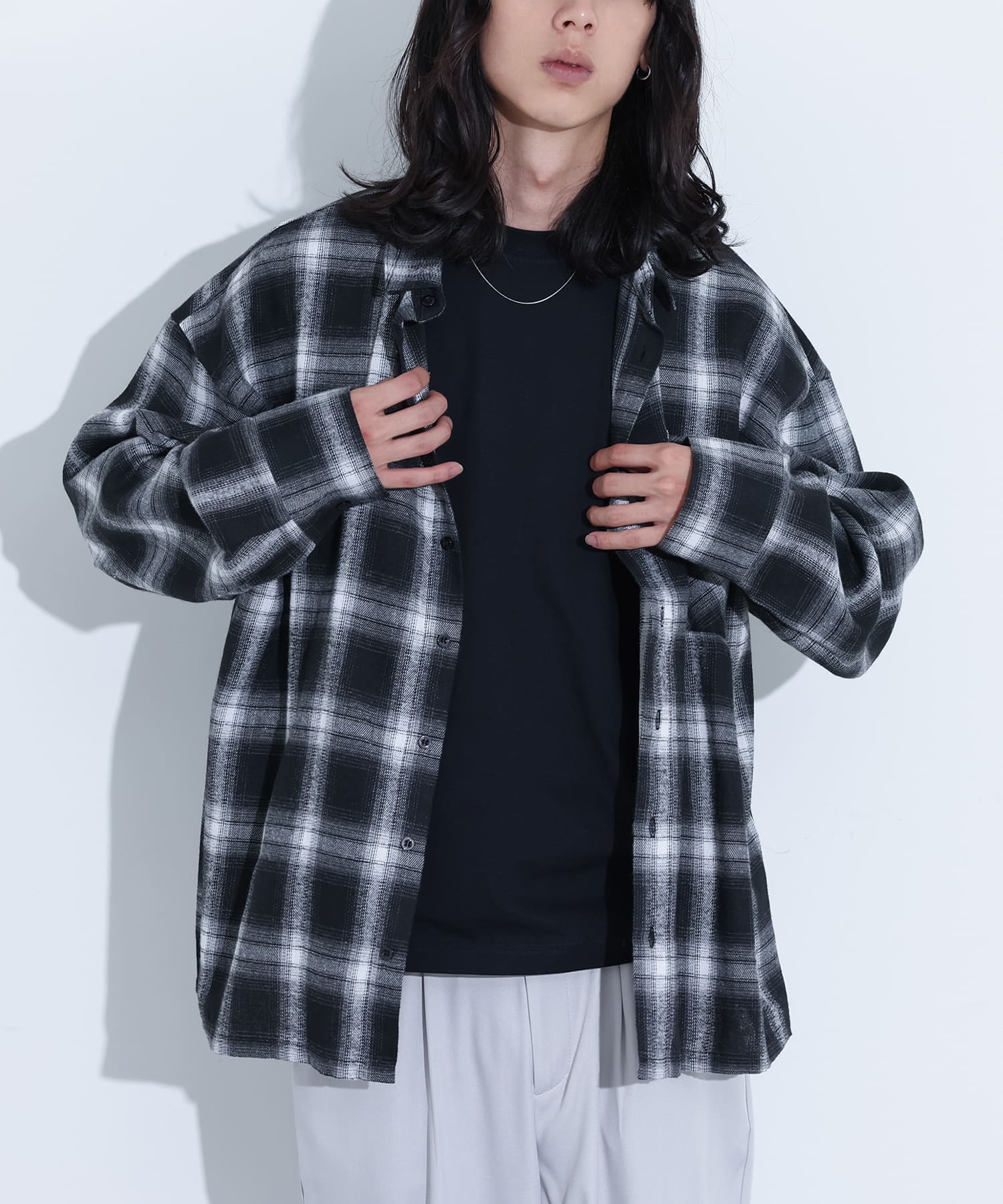FEELジュノ 2PMコンサートグッズマルチカラー チェック柄 長袖シャツL FEELジュノ 2PMコンサートグッズマルチカラー チェック柄 長袖