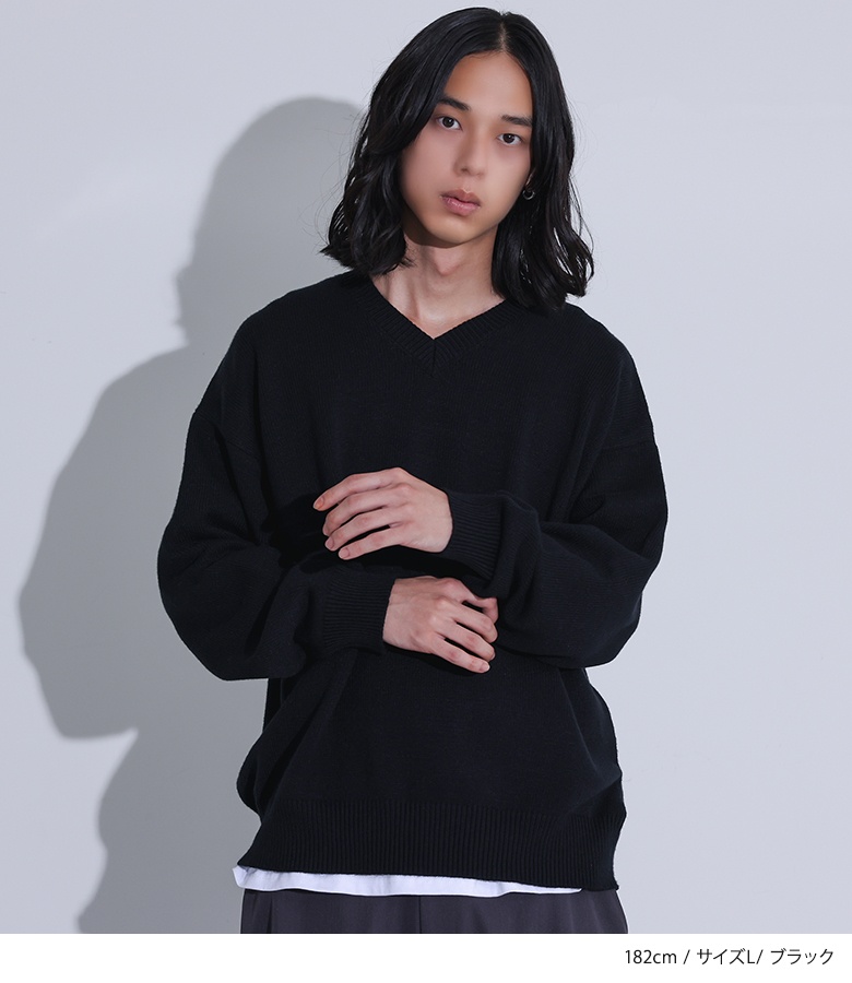 osharewalker（オシャレウォーカー） ニット 長袖 メンズ トップス