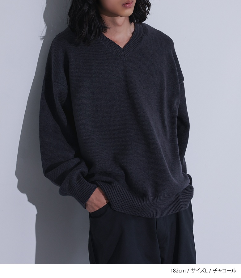 osharewalker（オシャレウォーカー） ニット 長袖 メンズ トップス 