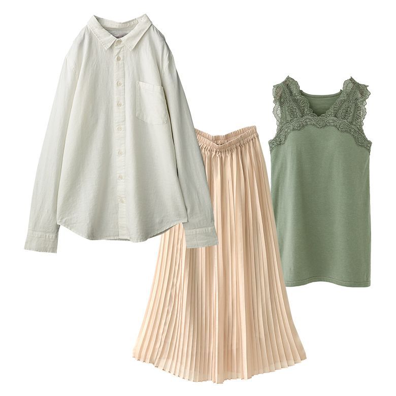 定番大特価 福袋 甘すぎない大人女子にぴったりなコーデ3点set 返品 交換不可 オシャレウォーカー 通販 Paypayモール レディース ブラトップ シャツ リネン混 プリーツスカート 最新品在庫 Vanderschooten Com