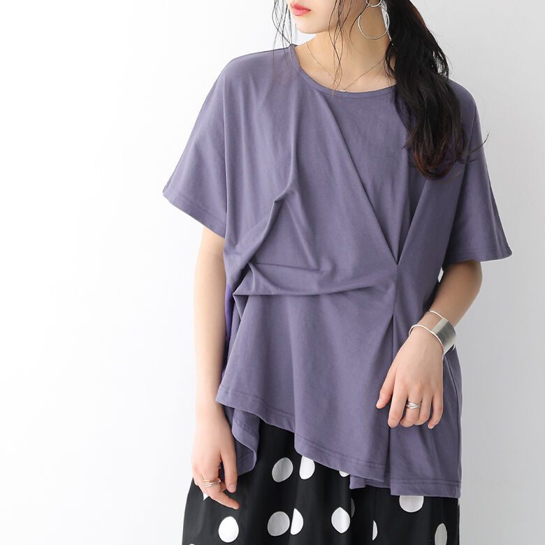 通販即納 福袋 ドット柄 デザインアイテムで創る個性派コーデ2点set 返品 交換不可 オシャレウォーカー 通販 Paypayモール レディース 2点セット 変形tシャツ 半袖 サルエルパンツ 通販 Vanderschooten Com