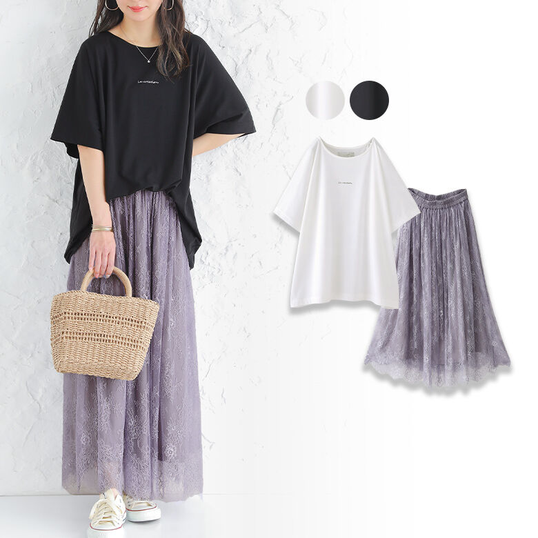 ︎*︎様 goa ロングスカート　半袖Tシャツ goaのフリマアイテム一覧