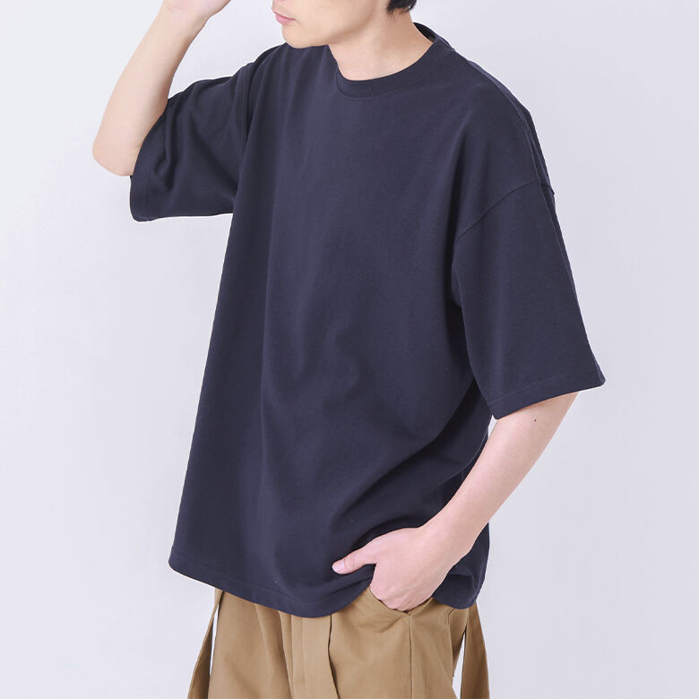 セットアップ メンズ カジュアル 春夏 トップス 半袖 Tシャツ クルーネック 綿100％ ハーフパンツ ボトムス ヘビーウェイト【メール便不可】【20】｜osharewalker｜16