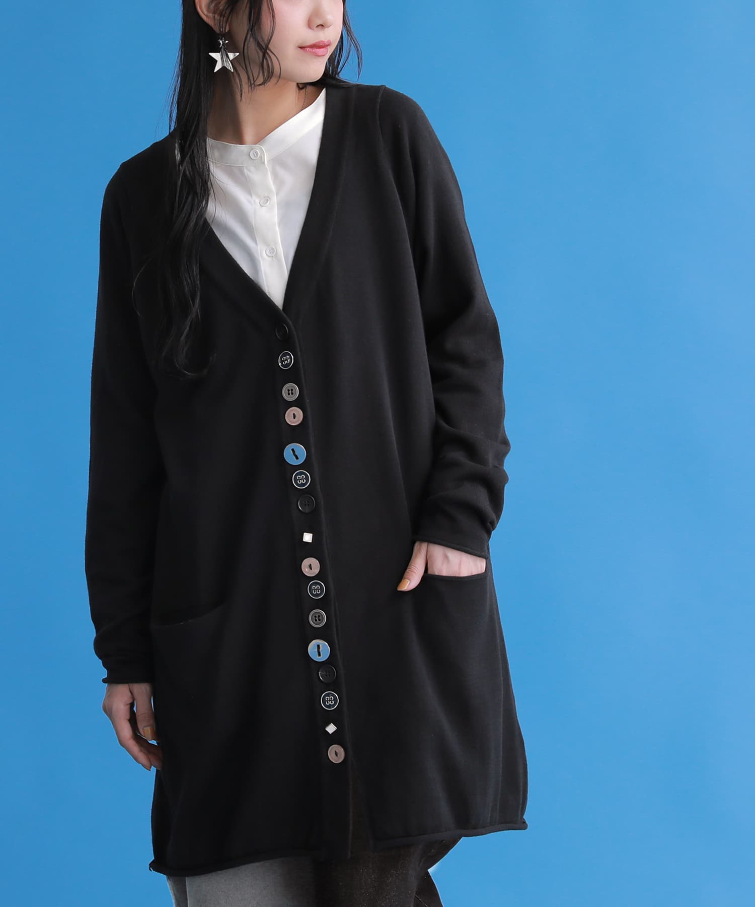 osharewalker レディース トップス カーディガン 長袖 ニット
