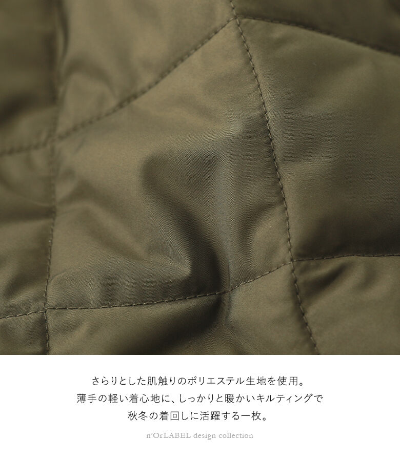 osharewalker キルティングベスト レディース ライトアウター