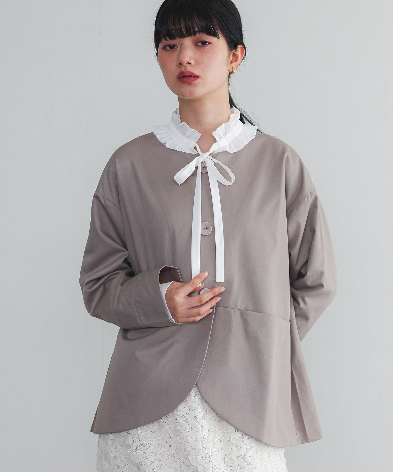 ジャケット レディース ライトアウター スプリングコート セットアップ 長袖 フォーマル 結婚式 パーティー「メール便不可」「20」 | osharewalker | 01