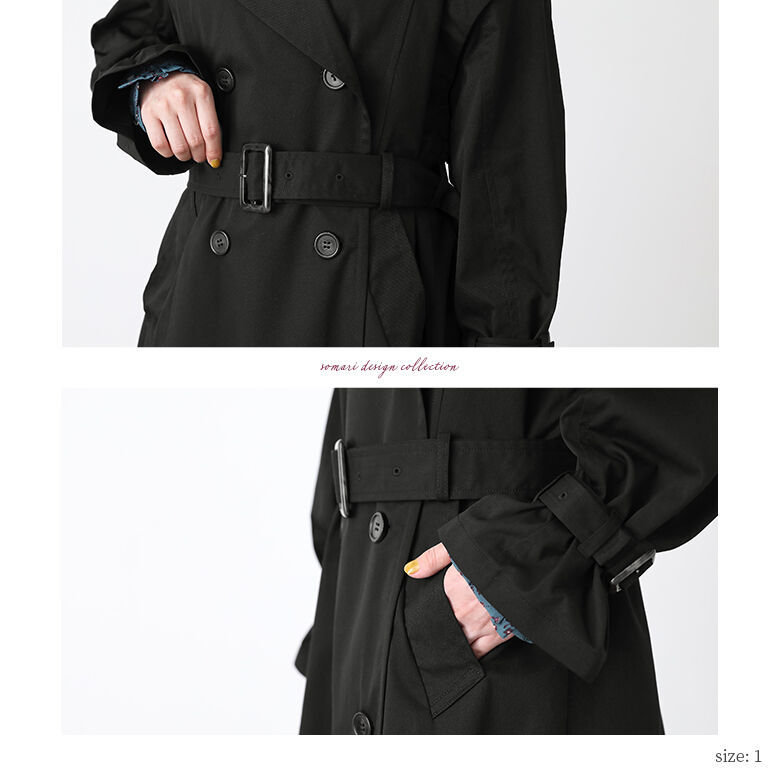 楽天市場】【感謝価格】『袖丈2wayトレンチコート』[somari