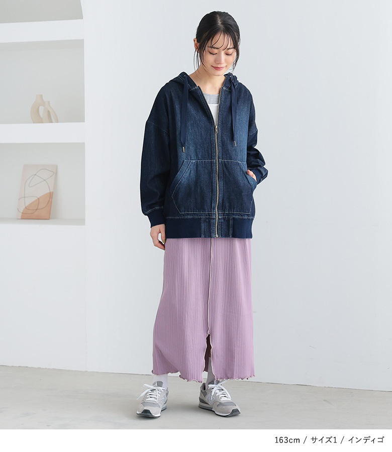 Yo-hey　kolor（カラー）　ウールパイルトグルパーカー osharewalker パーカー レディース ペア ユニセックス トップス