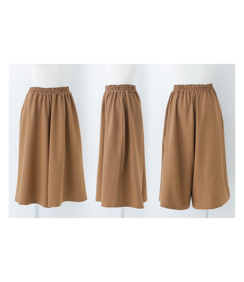 osharewalker ガウチョパンツ レディース パンツ ロング丈