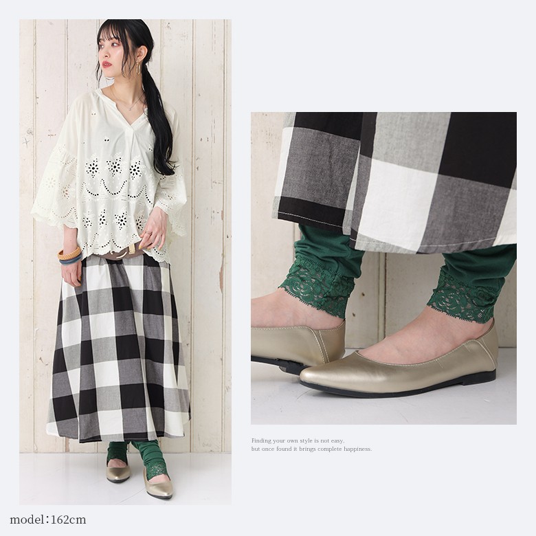 osharewalker レギンス レディース ボトムス レース インナー 12