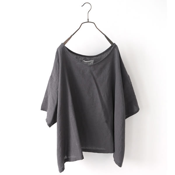 ブラウス レディース 春夏 トップス シャツ コットン リネン トップス 半袖 五分袖綿 麻 コットンリネンブラウス メール便可 10 オシャレウォーカー 通販 Paypayモール