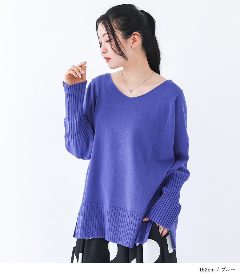 ニット 長袖 レディース トップス セーター ...の詳細画像5