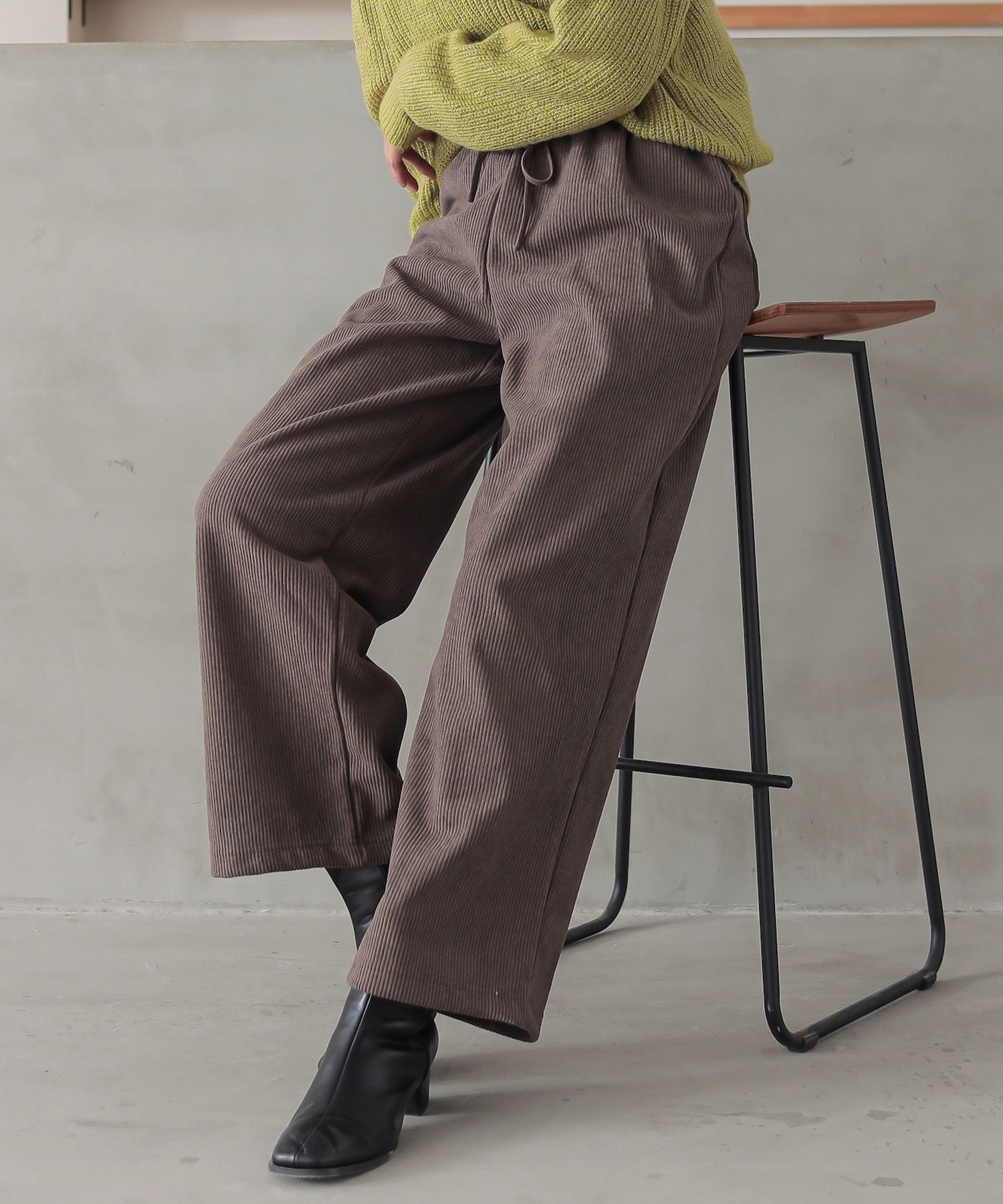osharewalker ワイドパンツ ロング丈 レギュラー丈 ショート丈