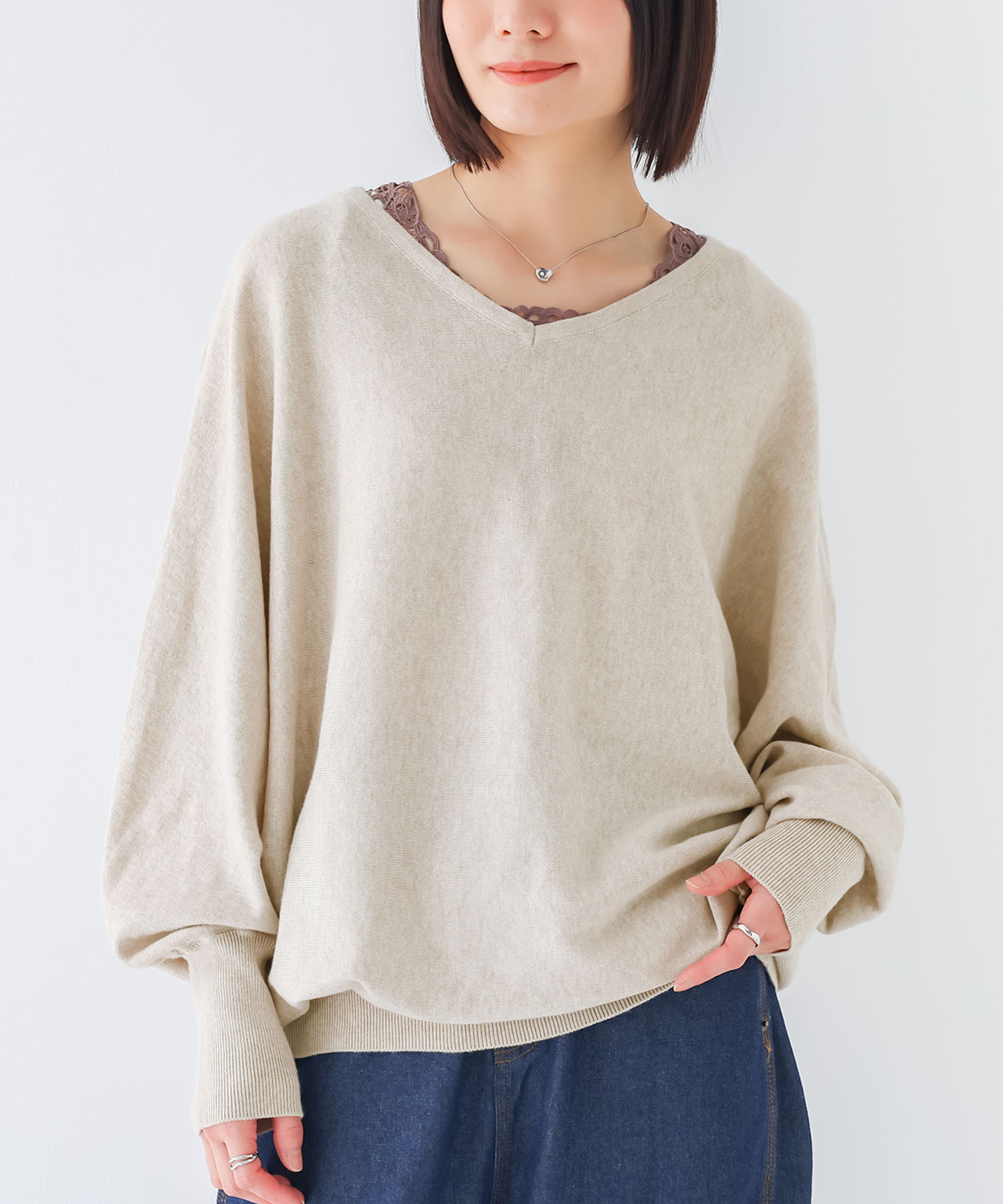 osharewalker（オシャレウォーカー） ニット セーター レディース 綿