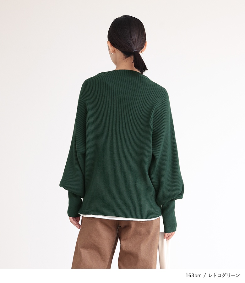 osharewalker（オシャレウォーカー） リブニット レディース トップス
