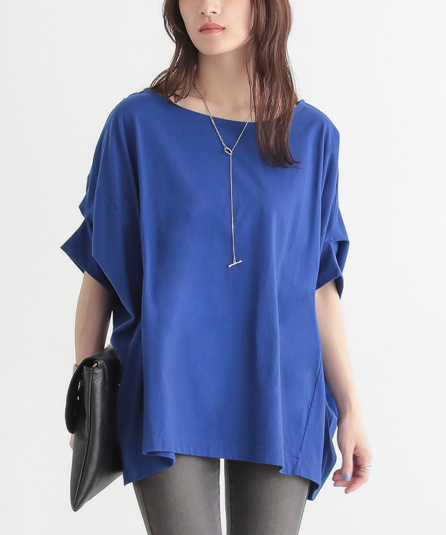 osharewalker カットソー レディース Tシャツ トップス 五分袖