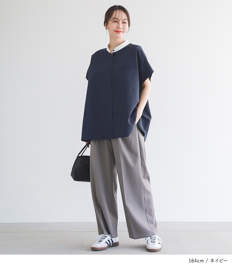 osharewalker ブラウス シャツ 春夏 レディース トップス 半袖