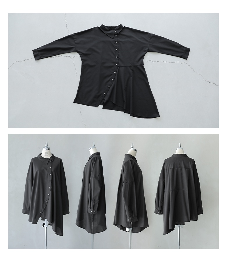 osharewalker シャツ ロング ブラウス レディース トップス osharewalker シャツ ロング ブラウス レディース トップス