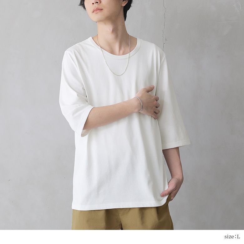 osharewalker Tシャツ メンズ トップス ロンT 七分袖 五分袖