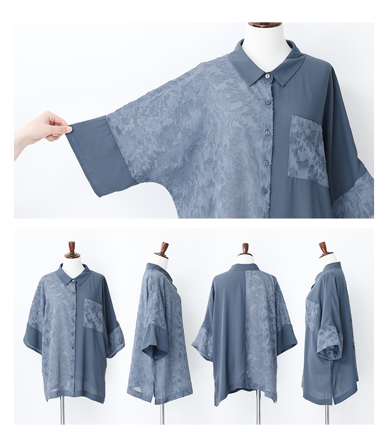 豊富な商品から osharewalker シャツ ブラウス レディース トップス 春夏 半袖 シャツ/ブラウス(長袖/七分)