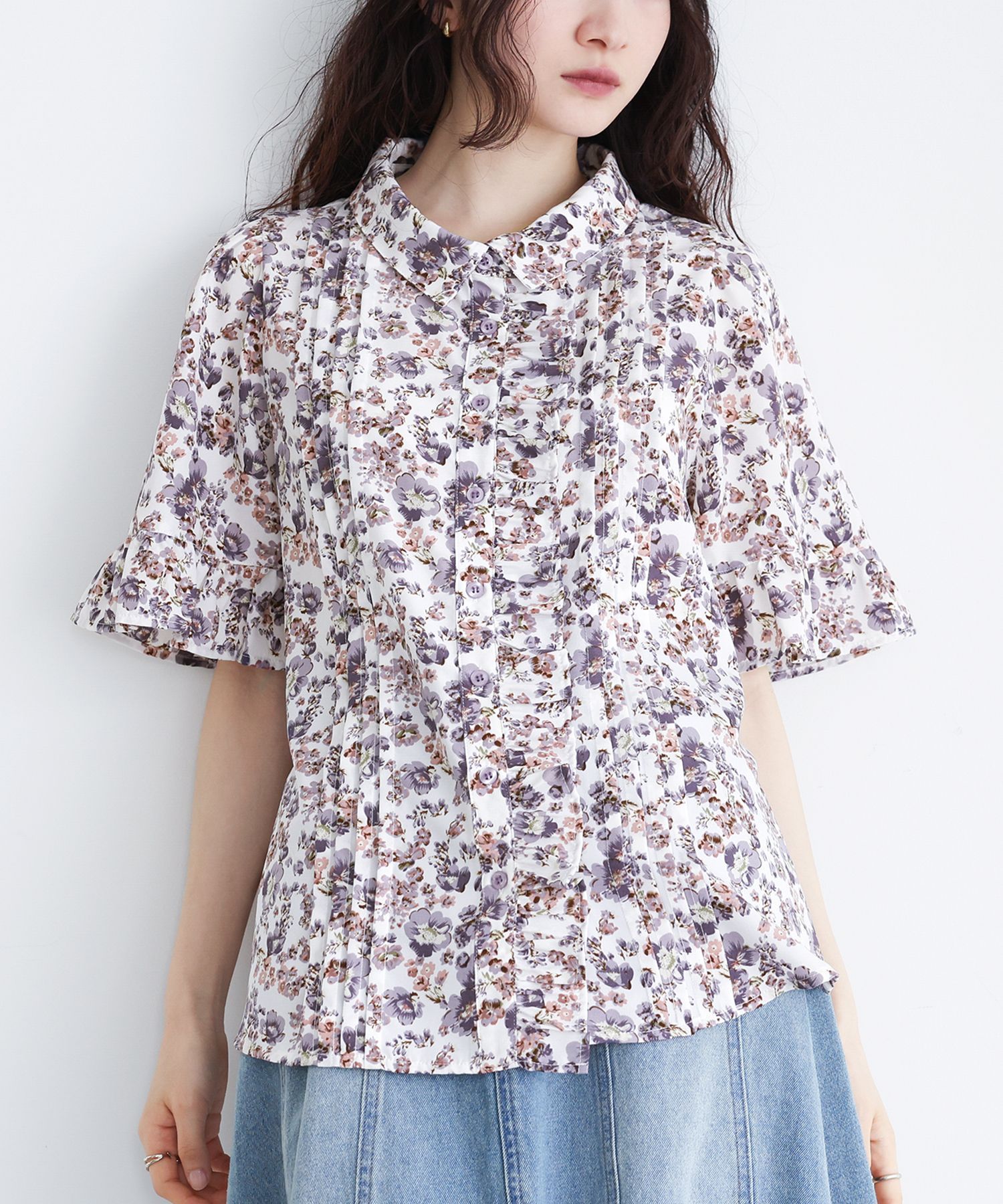 楽天市場】柄シャツ メンズ レディース 長袖 シャツ ブラウス 総
