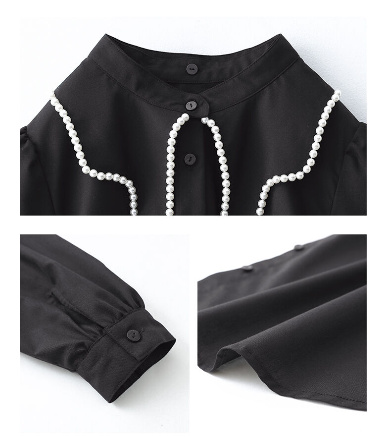 ODAKHA editforlulu パフスリーブ トップス black ODAKHA editforlulu パフスリーブ トップス black - メルカリ
