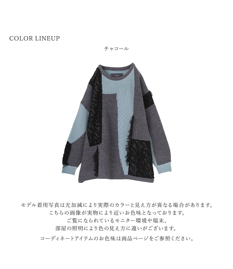 ドゥロワー きれいなターコイズ色 フリンジニット　サマーニット 1 ドゥロワー きれいなターコイズ色 フリンジニット サマーニット 1