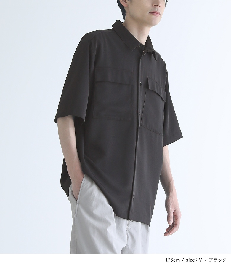 osharewalker シャツ メンズ トップス 羽織 半袖 ボタンシャツ osharewalker シャツ メンズ トップス 羽織 半袖 ボタンシャツ