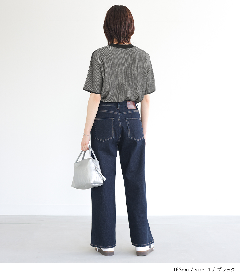 osharewalker ニット トップス レディース 半袖 五分袖 サマー