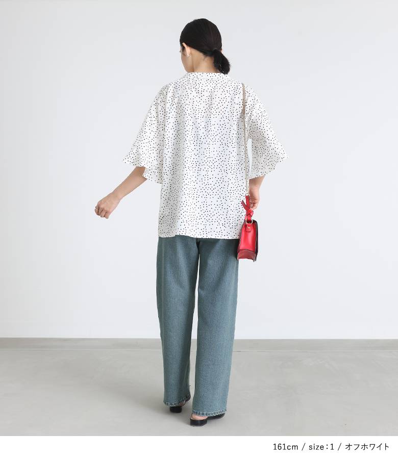 非売品 osharewalker ブラウス 五分袖 半袖 トップス レディース トップス