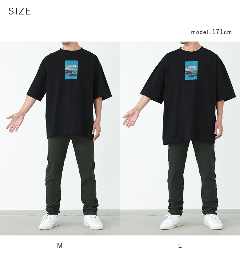 Tシャツ メンズ カットソー 半袖 クルーネック フォトプリント 綿100％ プルオーバー オーバーサイズ  返品交換不可 「メール便可」「10」 | osharewalker | 19