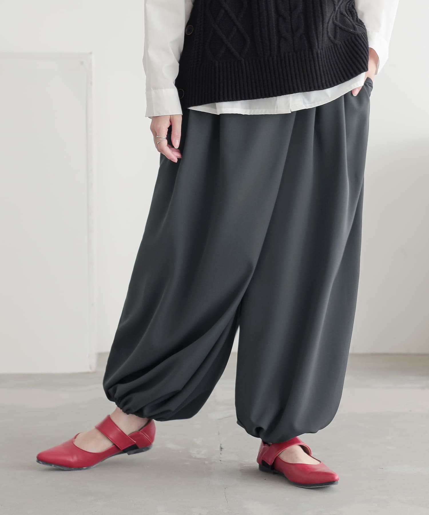 osharewalker（オシャレウォーカー） サルエルパンツ レディース