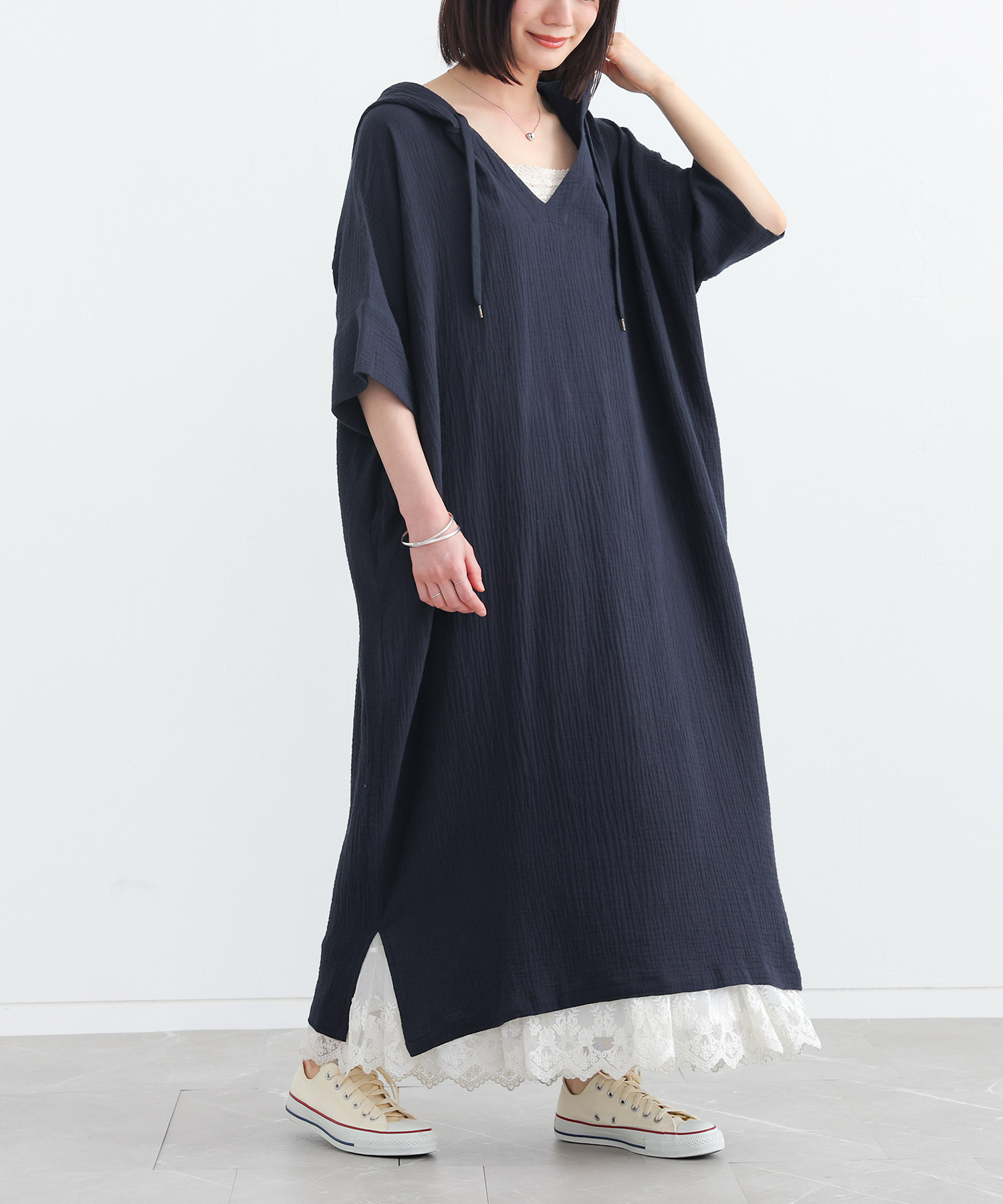 n'OrLABEL（ノアールレーベル） 「新色登場」ロング ワンピース