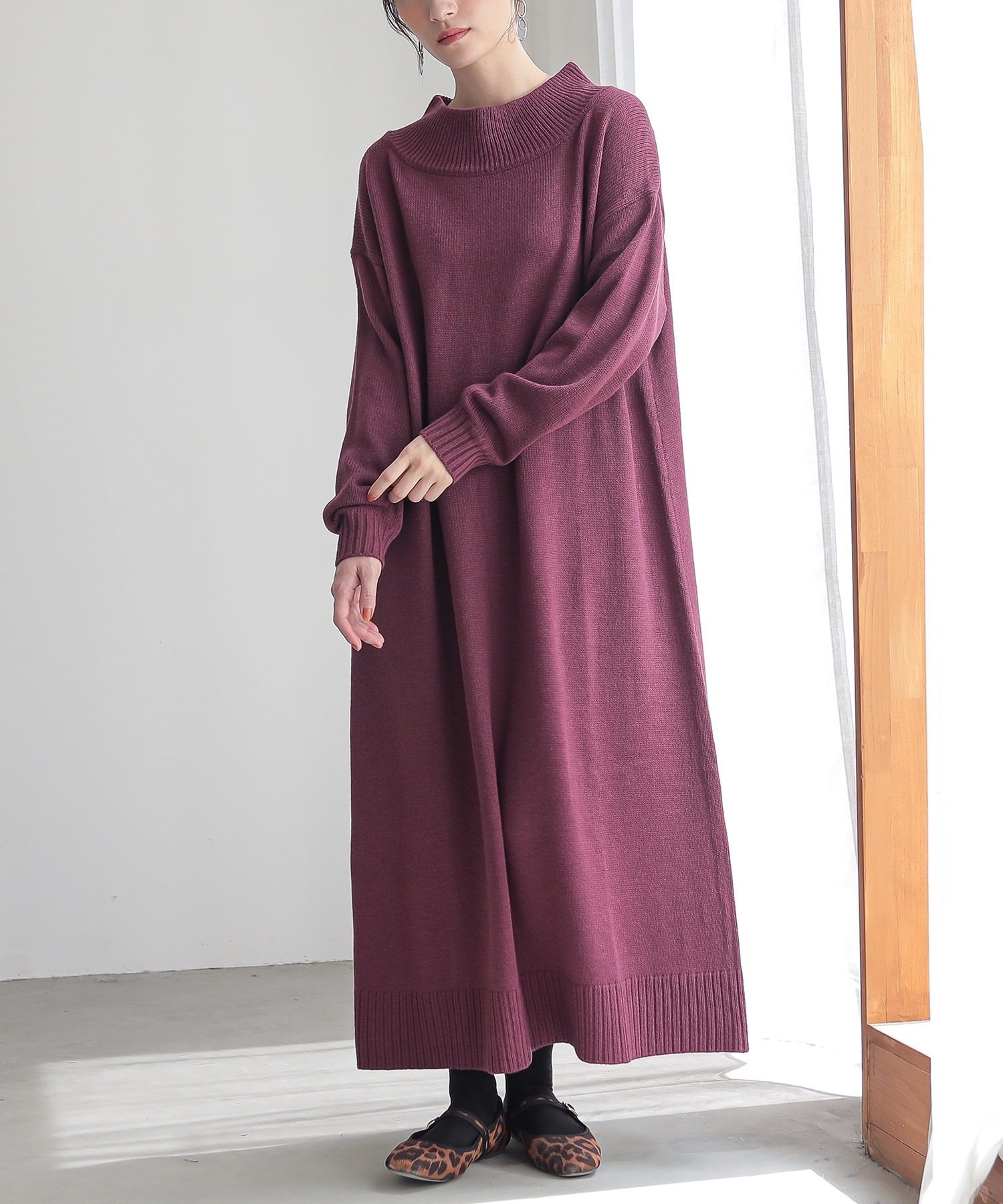 n'OrLABEL（ノアールレーベル） ニットワンピース レディース 秋 冬