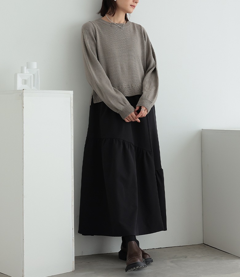 osharewalker（オシャレウォーカー） ロング ワンピ レディース 長袖