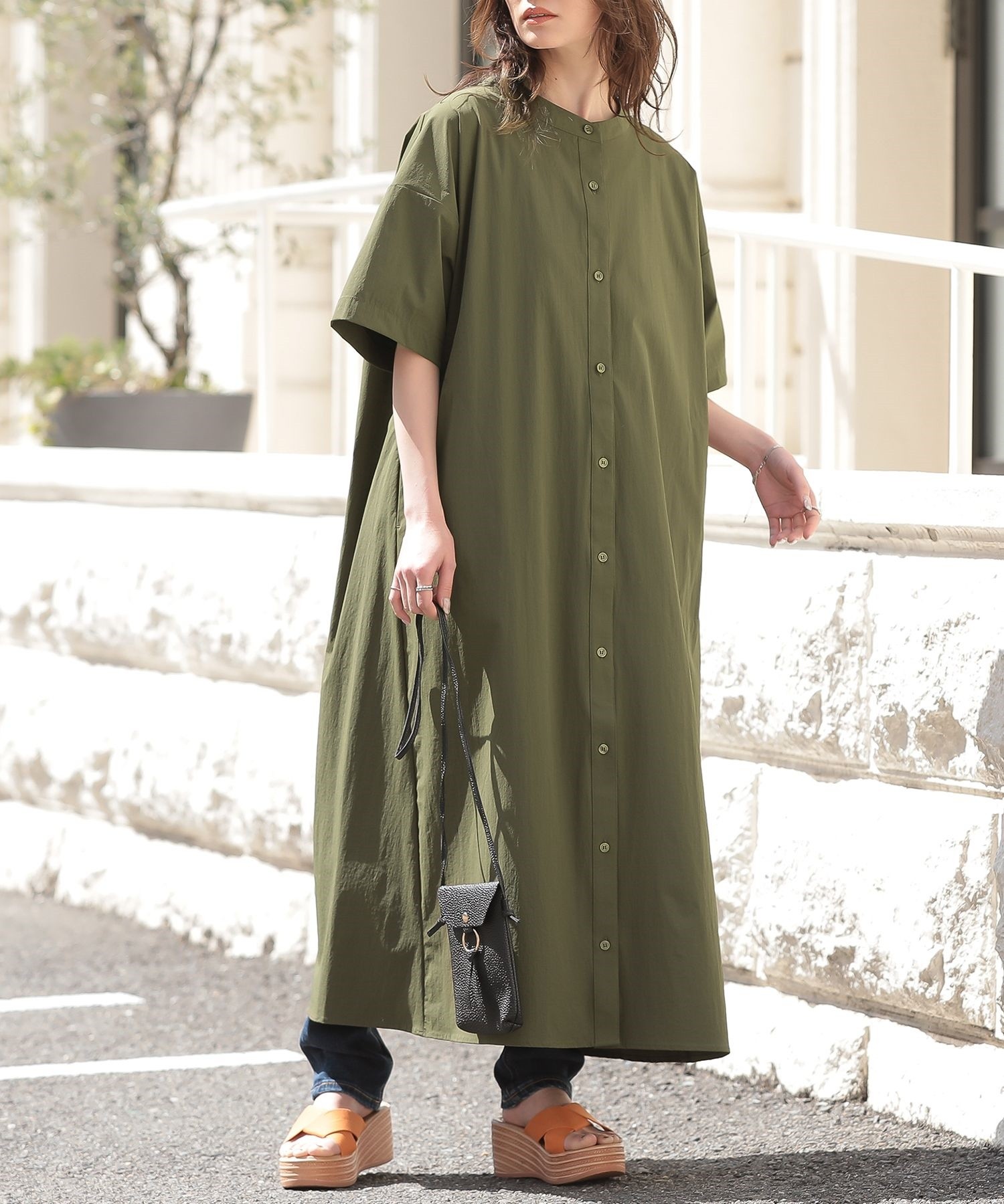 plage（プラージュ）の「バンドカラーポケットシャツ◇（シャツ