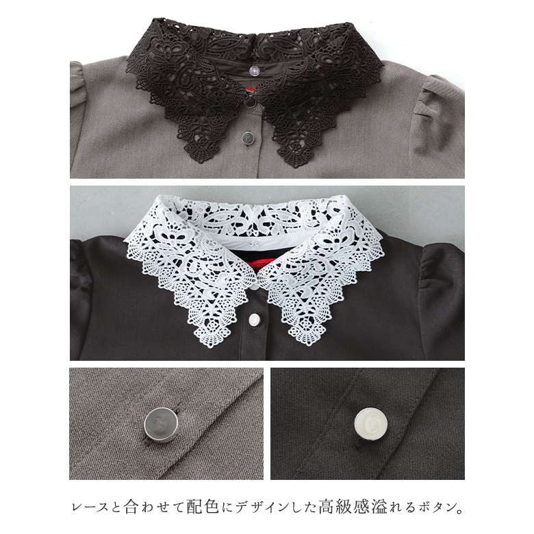 osharewalker ロングワンピース レディース 春秋冬 シャツワンピ