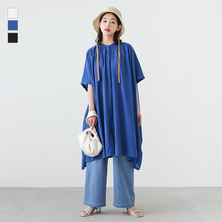 osharewalker ワンピース レディース シャツワンピ シャツ