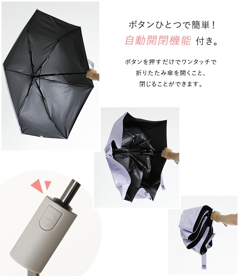 日傘 傘 折りたたみ 完全遮光 UVカット 遮光 遮熱 撥水加工
