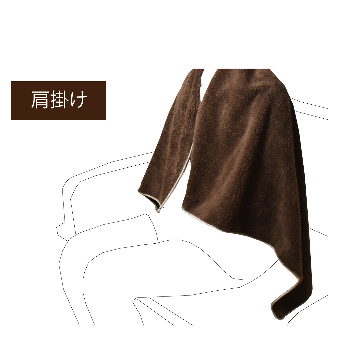 オーシン（OSHIN） エバーウォーム発熱3WAYブランケット 日本製 送料