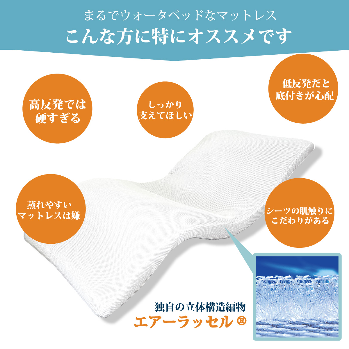 オーシン（OSHIN） ファインエアー マットレス まるでウォーターベッド